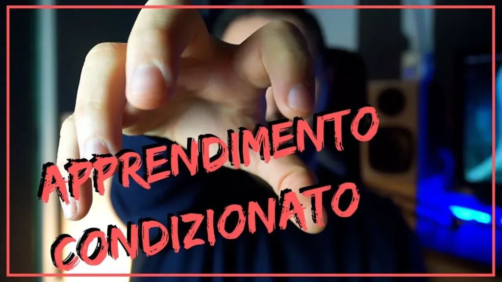 L'immagine mostra un esempio di apprendimento condizionato imulando una mano che dirige i movimenti come quelli di un burattino